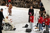 Pope Francis' audience with students of the National Network of Schools of Peace at the Vatican