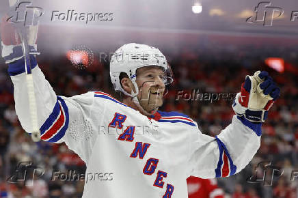 NHL: New York Rangers at Detroit Red Wings