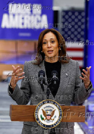 Democratic presidential nominee U.S. Vice President Kamala Harris campaigns in Michigan