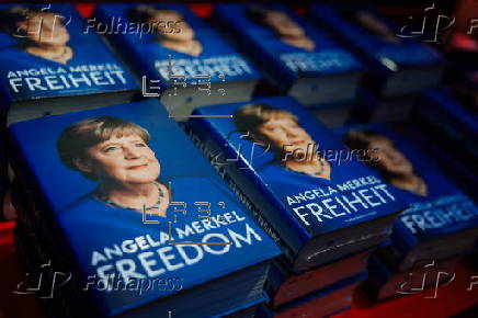 Former German Chancellor Angela Merkel's memoir published 'Freedom' in Germany