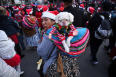 Christmas parade in La Paz