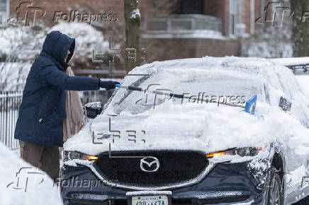 Intensas nevadas en Nueva York