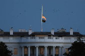 Flag at half-staff following the death of former President Jimmy Carter