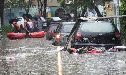 Alagamento na zona oeste de SP