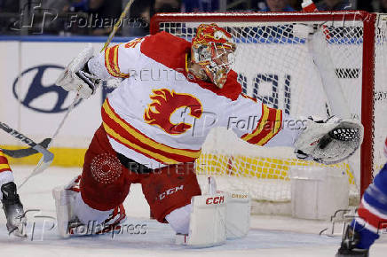 Folhapress Fotos Nhl Calgary Flames At New York Rangers