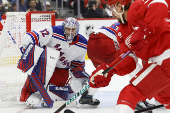 NHL: New York Rangers at Detroit Red Wings