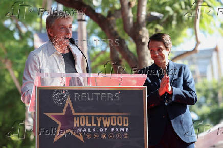 Actor Ralph Macchio unveils his star on the Hollywood Walk of Fame in Los Angeles