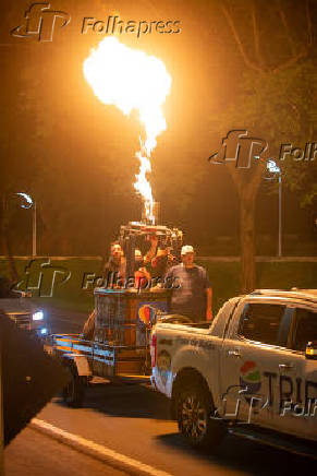 Carreata de fogo ilumina as ruas de Venncio Aires