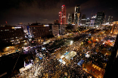 Protesters attend a rally supporting South Korean President Yoon Suk Yeol, in Seoul