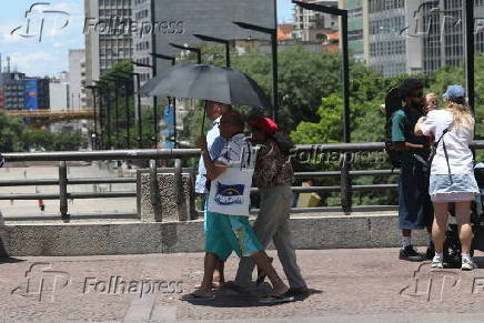 Calor no centro de So Paulo