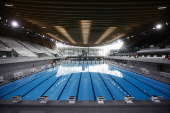 The Aquatics Centre for the Paris 2024 Olympic Games in Saint Denis