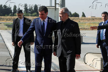 Iranian President Pezeshkian visits Erbil