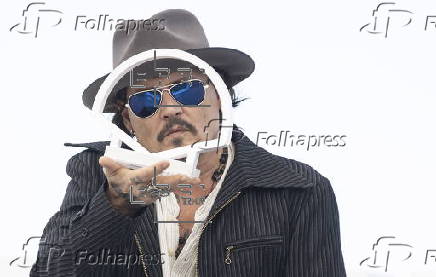 El actor Johnny Depp en la 72 edicin del Festival Internacional de Cine de San Sebastin