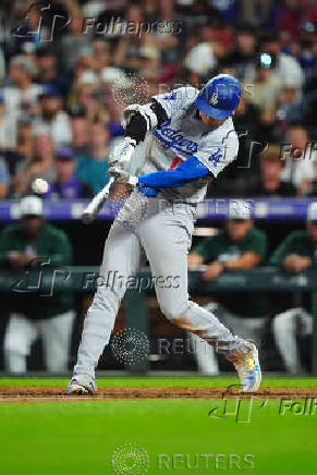 MLB: Los Angeles Dodgers at Colorado Rockies