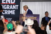 Republican Presidential Candidate Donald J. Trump Speaks to the Press in Austin, Texas