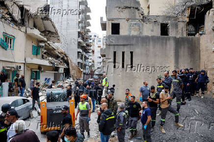 Israeli strike in Ras Al-Nabaa, in Beirut