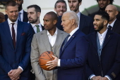 President Biden welcomes Boston Celtics to White House