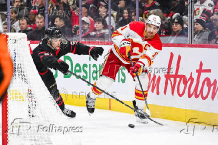 NHL: Calgary Flames at Ottawa Senators