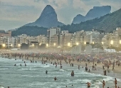 Praia de Copacabana no RJ