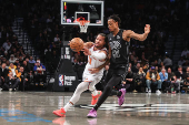 NBA: New York Knicks at Brooklyn Nets