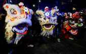 Lunar New Year celebration in New York City's Chinatown