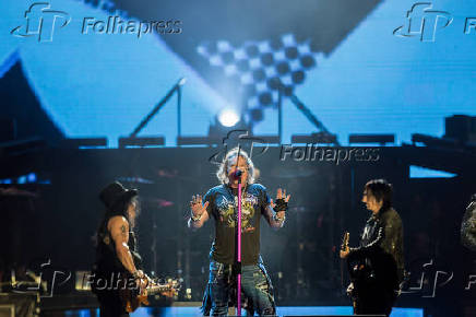 Guns N' Roses se apresenta no palco Mundo no Rock In Rio 2017