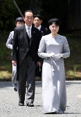 Japan's Princess Aiko pays a visit to the Musashi imperial mausoleum