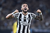 Partida entre Botafogo e Pearol pela Copa Conmebol Libertadores 2024.