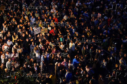 Protest against management of emergency response to the deadly floods in Valencia