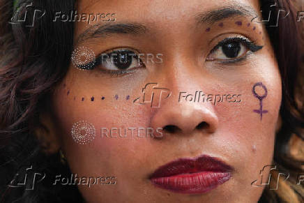 Protest to mark the International Day for the Elimination of Violence Against Women, in Panama City