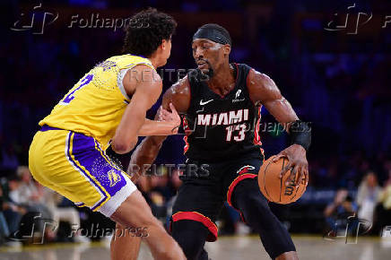 NBA: Miami Heat at Los Angeles Lakers