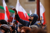 Protest against a government-proposed law, in Valletta