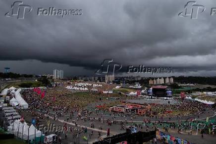 Vista geral do festival Lollapalooza