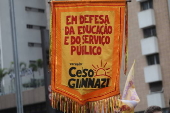 Vereador Giazazzi participa de ato pr educao na Av. Paulista