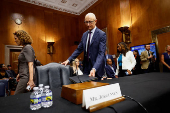 Novo Nordisk CEO Lars Jorgensen testifies in U.S. Senate hearing on high cost of weight loss drugs, in Washington