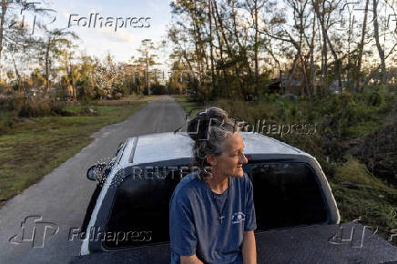 Aftermath of Hurricane Helene in Steinhatchee, Florida