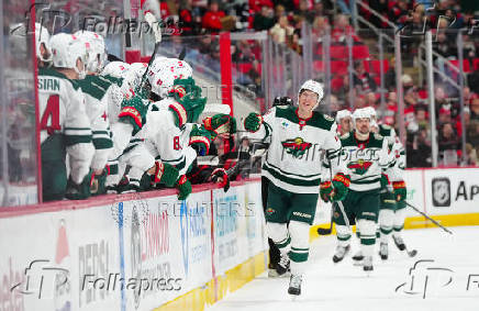 NHL: Minnesota Wild at Carolina Hurricanes