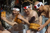 Ice bath purification ceremony at Kanda Myojin Shrine