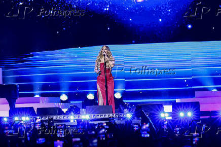 Show da cantora Mariah Carey em So Paulo.