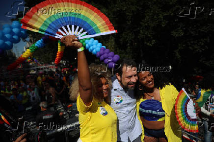 Boulos participa  da Parada LGBTQIA+