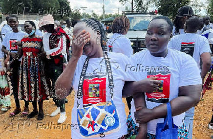 Funeral procession of slain Olympian Rebecca Cheptegei, in Eldoret