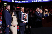 Republican presidential nominee and former U.S. President Donald Trump campaigns in Henderson