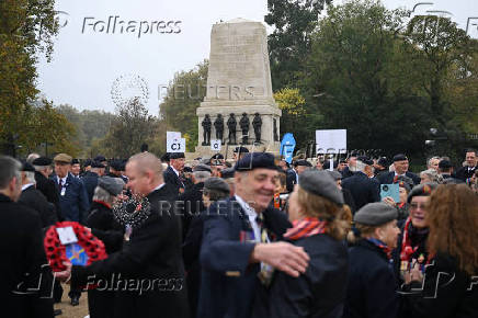 Remembrance Sunday ceremony in London