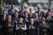 Foto oficial dos lderes presentes no G20 Brasil