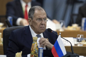 O ministro das Relaes Exteriores da Rssia, Serguei Lavrov, durante a cpula do G20 no Rio de Janeiro 