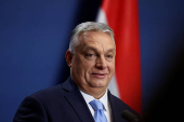 Hungarian Prime Minister Viktor Orban holds an international press conference in Budapest