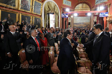 Nicolas Maduro is sworn in for his third term as Venezuela's President, in Caracas