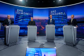 ?Quadrell? TV debate of candidates before general elections in Germany