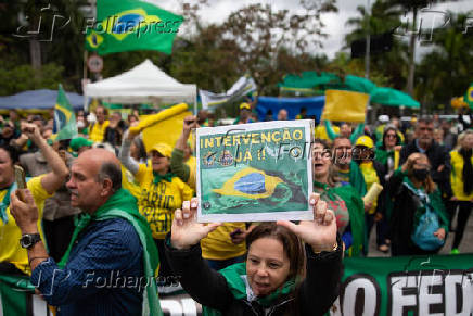 Folhapress   Fotos   Protesto De Bolsonaristas Golpitas Na Zona Sul De SP