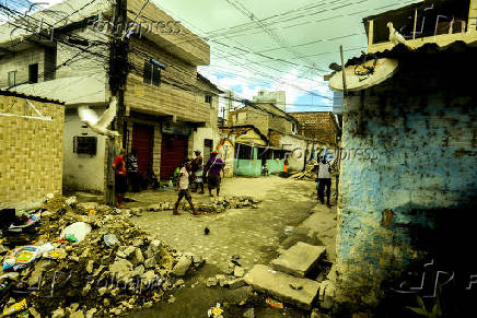 Comunidade do Bode, na zona sul de Recife